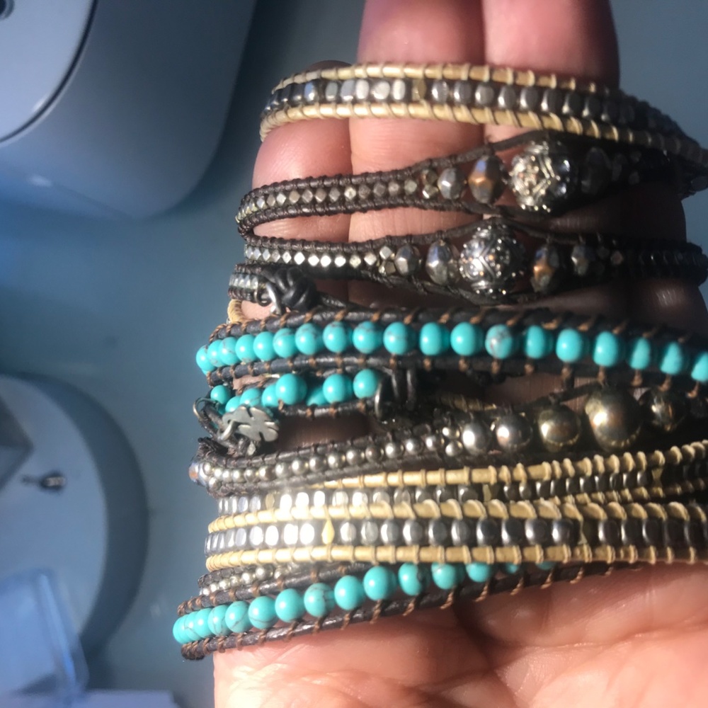 4- Wrap beaded bracelets (4)- Selling All four - Picture 7 of 9